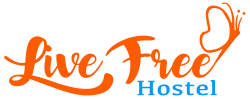 Live Free Hostels logo